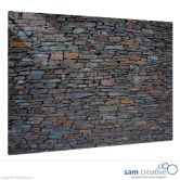 Glastavle Ambience serie stone wall 60x90 cm