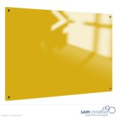 Whiteboard Glas Solid Magnetisk Gul 60x90 cm