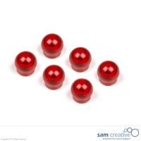 Kuglemagneter 15 mm rød