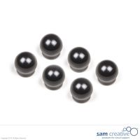 Kuglemagneter 15 mm sort