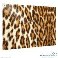 Glastavle Ambience serie leopard 90x120 cm