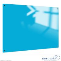 Whiteboard Glas Solid Magnetisk Isblå 90x120 cm
